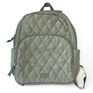 Vera Bradley Quilted Green Backpack